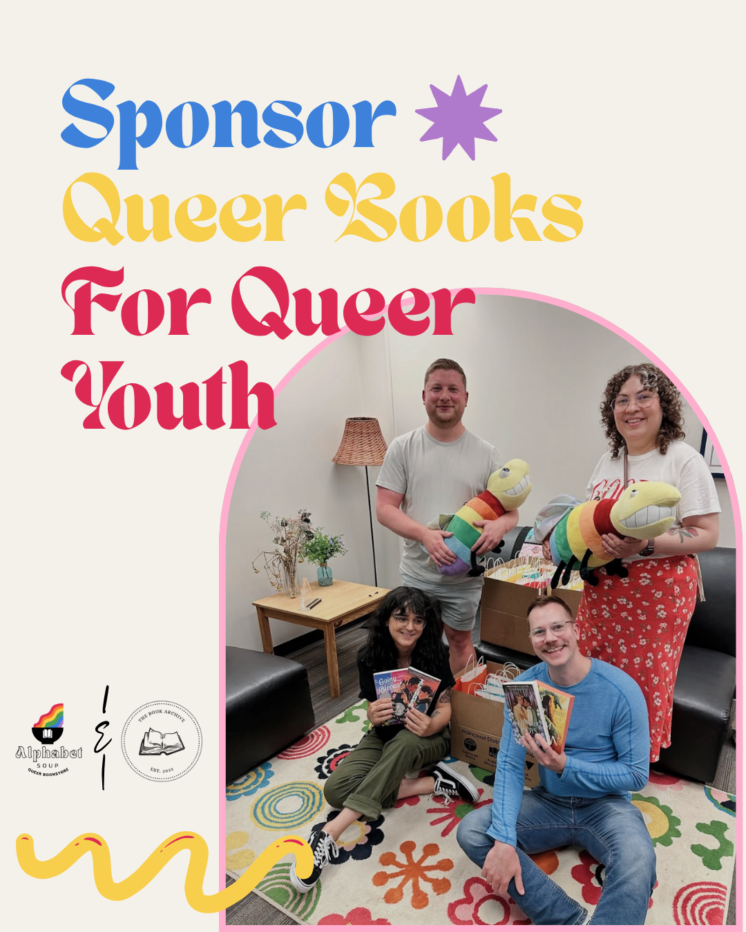 Sponsor Queer Books for Queer Youth