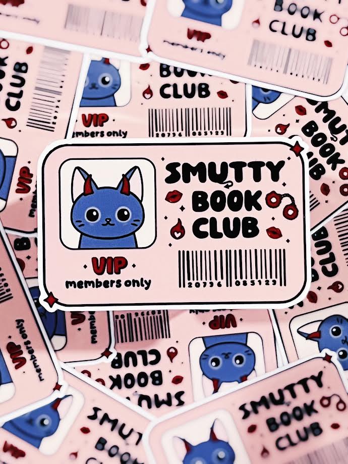 Smutty Book Club - VIP Membership Vinyl Sticker