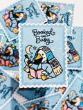 Booked and Busy Goose - Holographic Vinyl Sticker