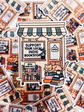 Support Indie Bookstores - Holographic Vinyl Sticker