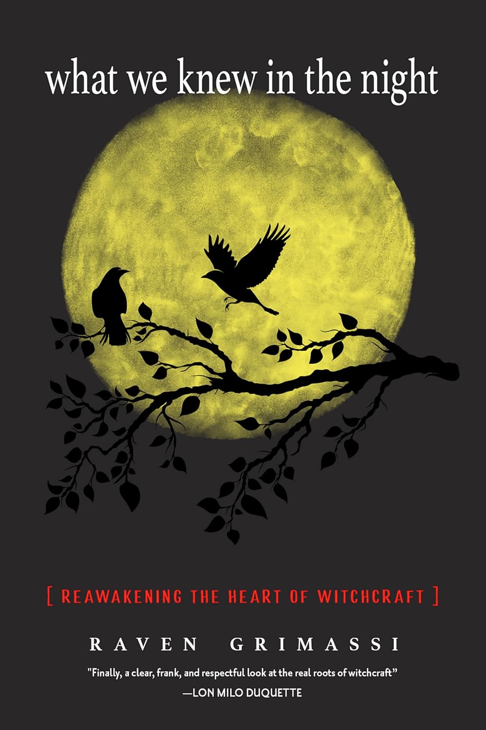 What We Knew in the Night: Reawakening the Heart of Witchcraft - Raven Grimassi (Pre-Loved)