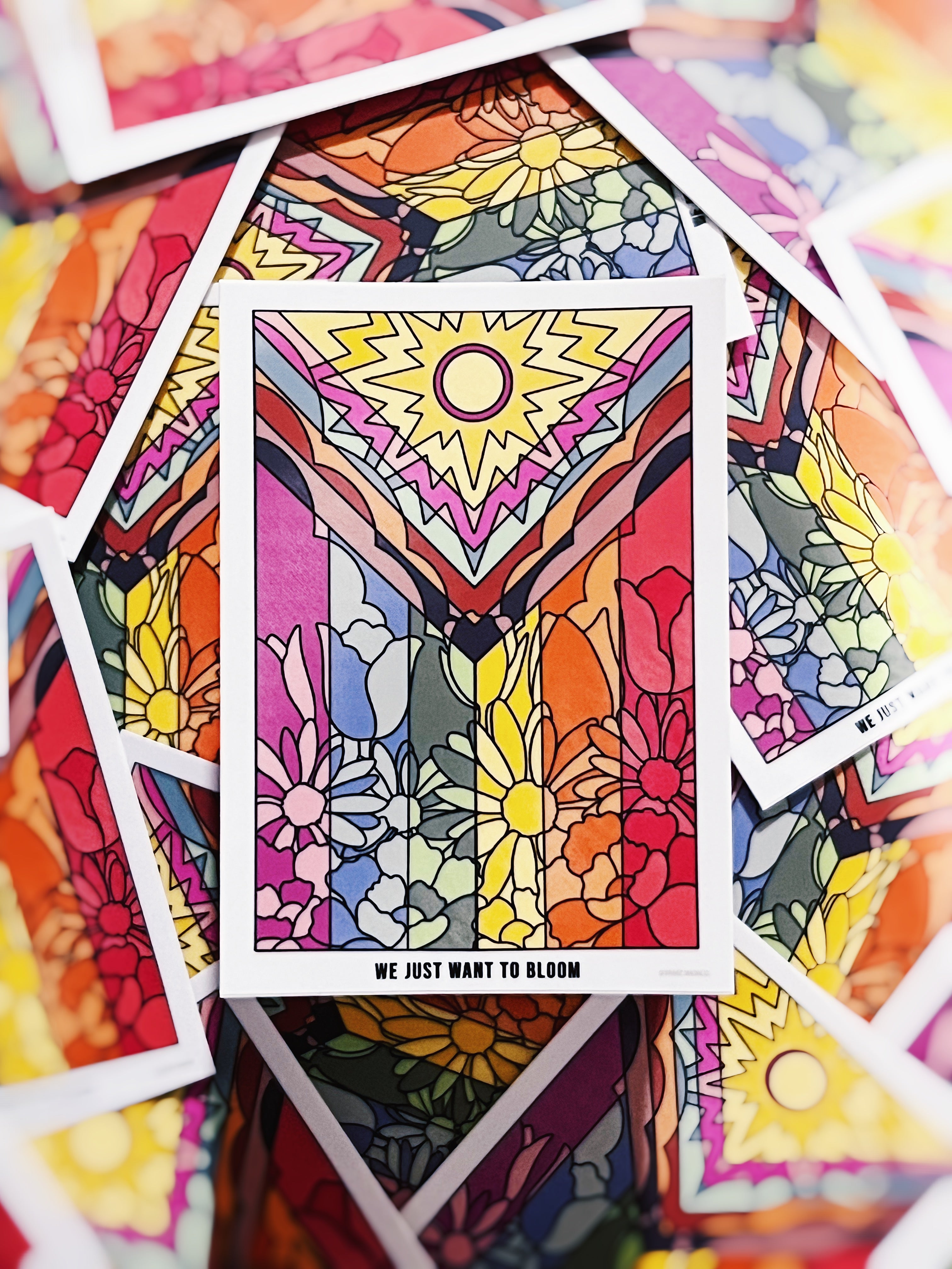 We Just Want to Bloom - Sticker