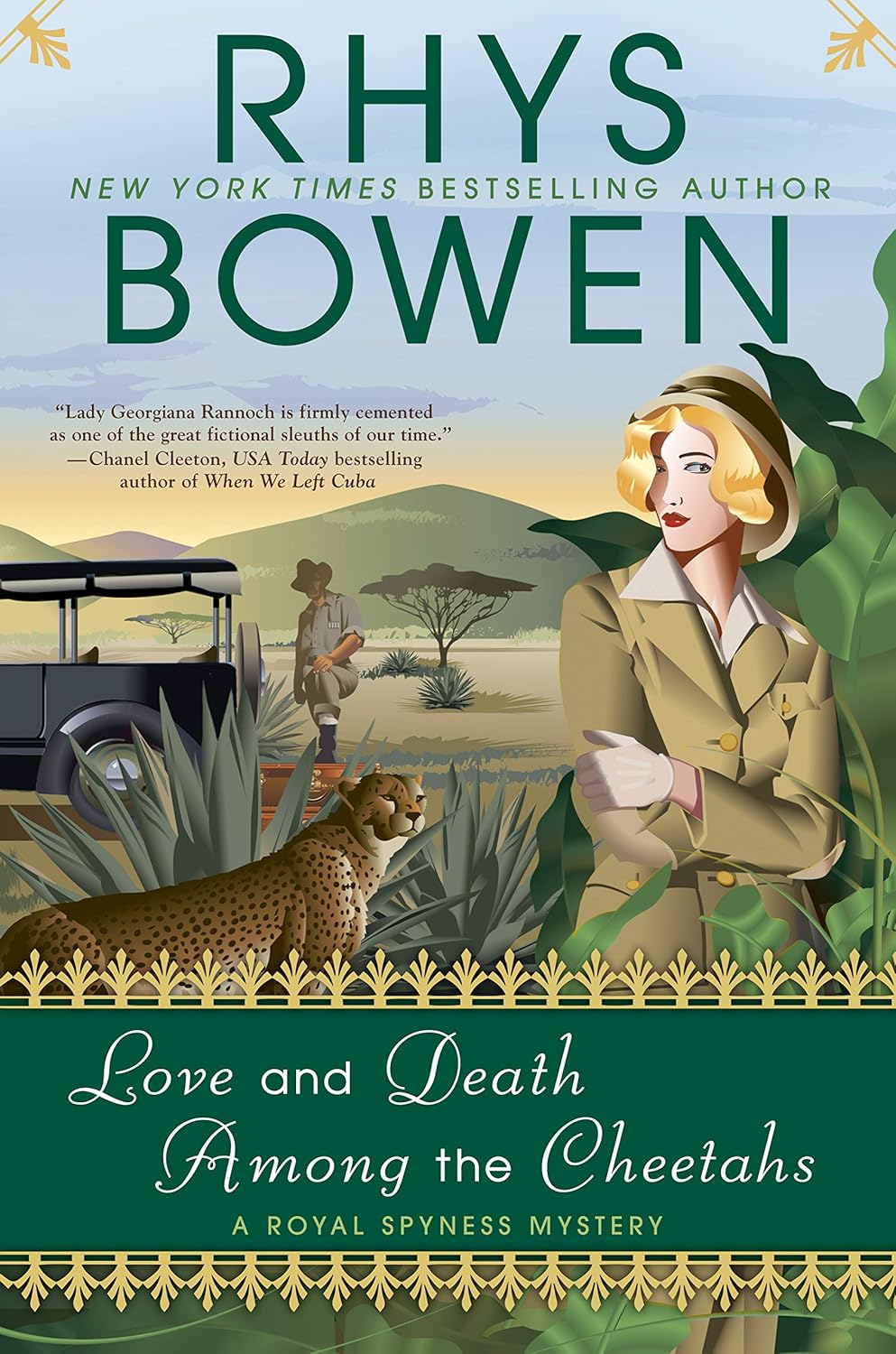 Love and Death Among the Cheetahs - Rhys Bowen (Pre-Loved)