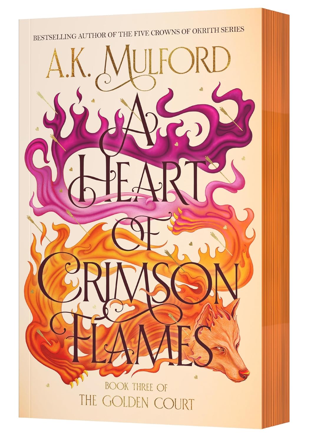 A Heart of Crimson Flames: A Novel - A.K. Mulford