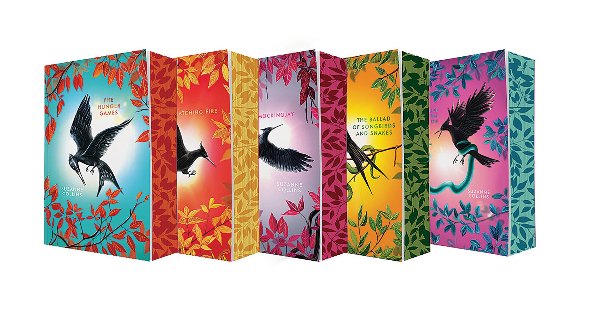 Hunger Games 5-Book Box Set (Deluxe Edition) (The Hunger Games, Catching Fire, Mockingjay, The Ballad of Songbirds and Snakes, Sunrise on the Reaping)
