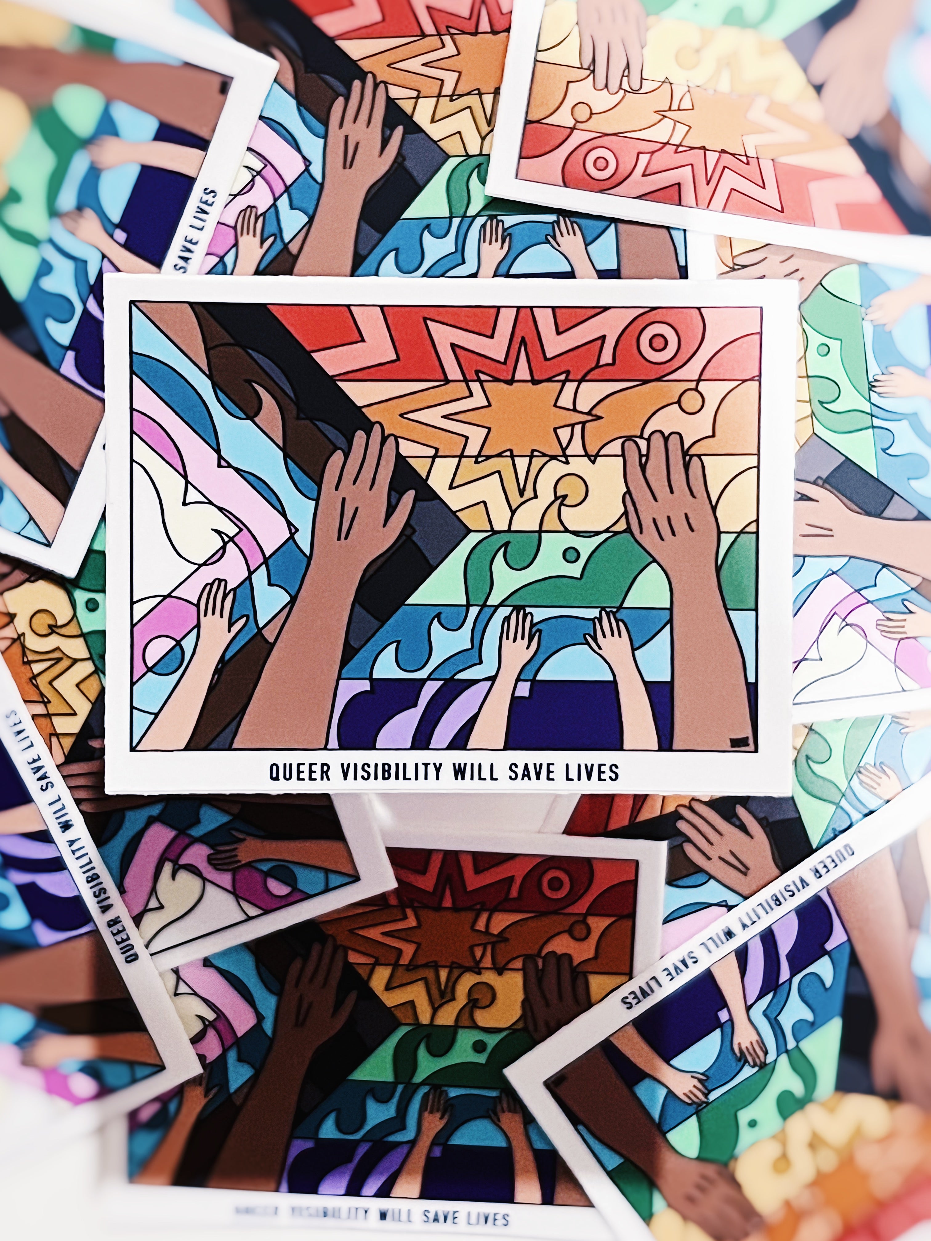 Queer Visibility Will Save Lives - Sticker