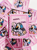 So Many Books Goose - Holographic Vinyl Sticker