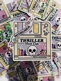 Thriller Book Club Floppy Disk - Holographic Vinyl Sticker