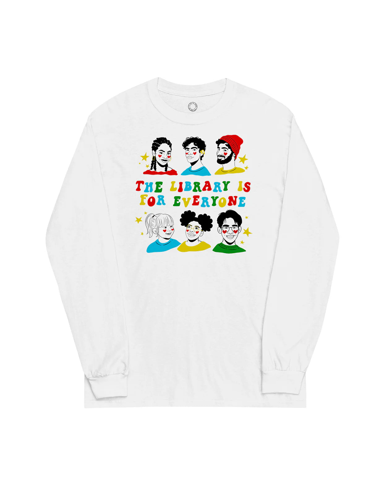 Mychal Threets: The Library is for Everyone Unisex Long Sleeve